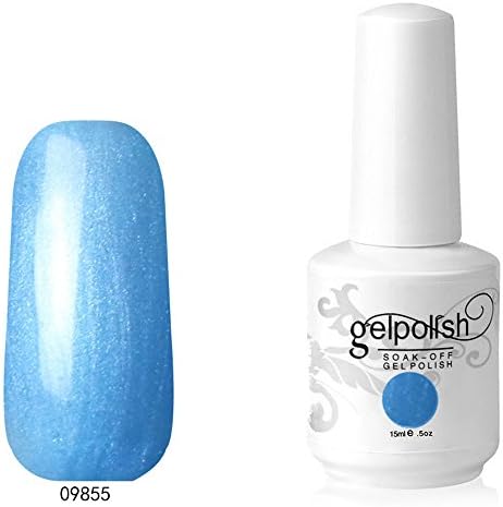 Soak Off UV LED Gel Nails CLHVUZ Manicure 15ml Blue (#09855-15)
