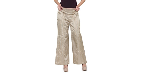 Buy de beau Women's Cotton Silk Palazzo 