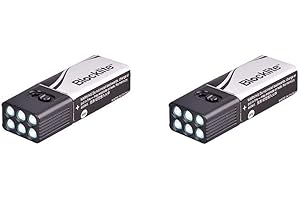Docooler Latarka kieszonkowa LED 9 V / Blocklite latarka kempingowa kompaktowa ultra jasna