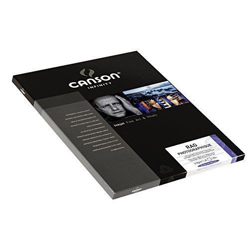 Canson Infinity Rag Photographique 310gsm,white matte inkjet paper, A3+, box of 25 sheets