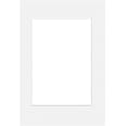 DEHA Picture Mount White A2, 42x59.4cm to fit Image Size A3, 29.7x42cm, Acid-Free Protective Photo Mount - White
