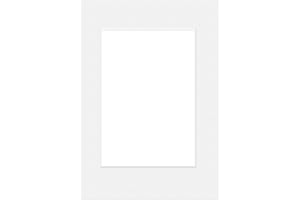 DEHA DESIGN DEHA Picture Mount White A2, 42x59.4cm to fit Image Size A3, 29.7x42cm, Acid-Free and Protective
