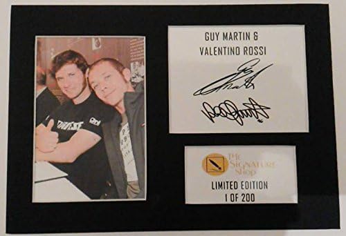 Limited Edition Guy Martin &amp; Valentino Rossi Mount Print