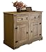 Produktbild SAM Kommode Santa Fe, Kiefernholz, Mexico-Möbel, Sideboard mit 2 Türen & 2 Schubladen, Gewachst, Schwarze Metallgriffe