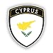 Produktbild 2 x Zypern Badge Vinyl Aufkleber Reise Gepäck # 10421 - 10cm/100mm Wide