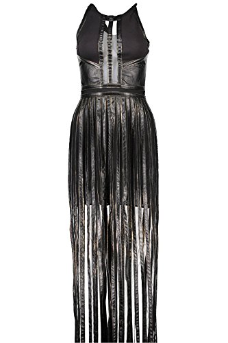 Preisvergleich Produktbild Just Cavalli S04CT0714 Langes Kleid Damen Nero 900 44