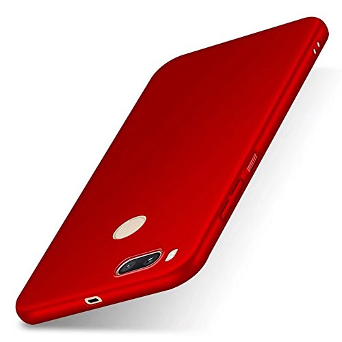XMT Xiaomi Mi 5X Xiaomi Mi A1 5 5  Funda Calidad Premium Cubierta Delgado Caso de PC Hard Gel Funda Protective Case Cover para Xiaomi Mi 5X Xiaomi Mi A1 Smartphone  Rojo 