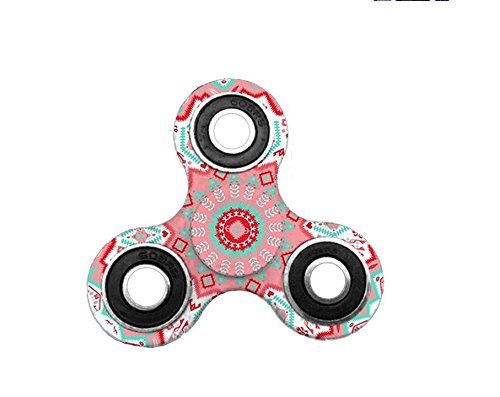KOTiger Rosa Mandala Hand Fidget Spinner Spielzeug für Kinder Adult Stress reduzieren Aufmerksamkeit Töten Zeit
