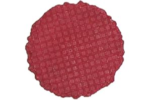 Crème glacée gaufres croustillant Rouge | Ø60mm | 120 pièces | Fonds de gaufres croquants pour la décoration de tasses à crème glacée, shakes & Co.
