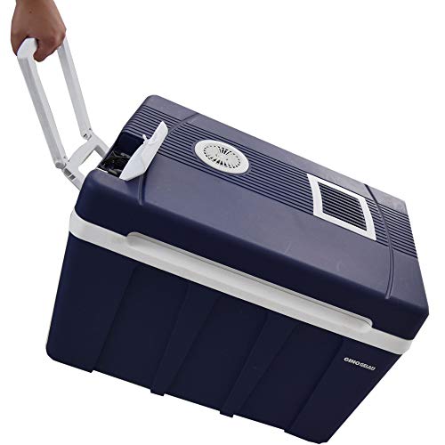 Gino Gelati 50 Liter 2 in 1 Mini Kühlschrank Kühlbox für Bierkasten Warmhaltebox Campingkühlschrank 12 & 220 Volt GG-55W-50L Cooling Box - 5
