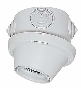 Legrand Plexo Zoccolo Professionale E27 - Presa PortaLampada Per Montaggio Dritto O Inclinato, Grigio, IP20 - 3
