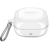 Samsung Buds Pro - Buds2-2 Pro - live - fe - fe2 - core Kulaklık Kılıf Askılı Mat Silikon (şeffaf)