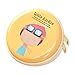 Produktbild Winice Tragbarer Tragekoffer für Kopfhörer, Cute Girl Small Protective Storage Holder Box Tasche für Kopfhörer, Ohrhörer, USB-Sticks, Kabel Coin Cash - Gelb