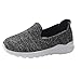 Produktbild Hmeng Damenmode Turnschuhe Atmungsaktives Mesh Casual Sportschuhe Bequeme Wanderschuhe (Schwarz, 40)