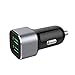 Produktbild Auto-Ladegerät 2.4A Dual-USB-Adapter mit Super-Daten Schnell-Ladegerät für iPhone 7 6S Plus 6 Plus 6 5SE 5S 5 5C 4S, Samsung Galaxy S7 S6 Edge, Hinweis 7 5 4 S5 Tab S, LG G5 G4, HTC, Nexus 5X 6P, IPads Pro Portable