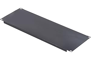 Aiten Data Panel Ciego 4U para Armario Rack 19", Color Negro