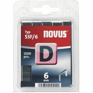 Preisvergleich Produktbild Novus Tackerklammern 53F / 6 VE=1200 Stück