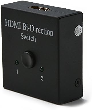 IMAGE® HDMI Bi-direction 2x1 or 1x2 A-B AB A/B Switch Switcher Box Amplifier Splitter Support 3D 1080p HDTV,Blu-Ray, DVD, PS3 1.4V