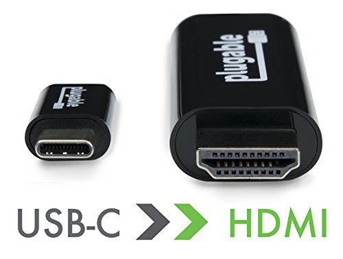 Plugable USB-C-nach-HDMI 2.0-Kabel (1,8 m) für MacBook Pro 2016, Dell XPS 13 und 15, Thunderbolt™ 3 und noch mehr (unterstützt 4K / 60 Hz-Bildschirme bis zu 3840×2160 bei 60 Hz) - 2