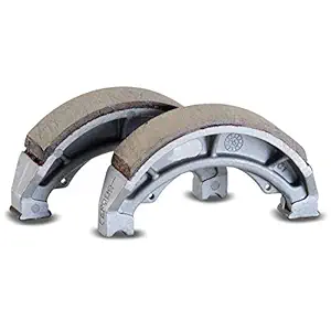 AUTONEST Bike Rear Brake Shoe (Set of 2) for Bajaj XCD 135cc