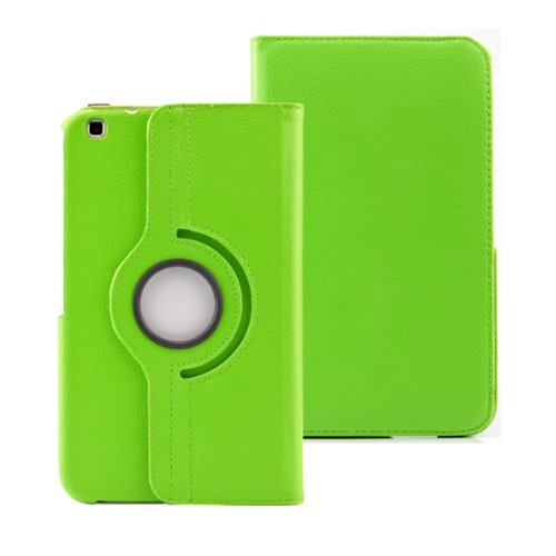 3in1 SET Tab3 8.0 360° Schutzhülle + Folie + Pen Samsung Galaxy Tab 3 8.0 SM-T310 T311 T315 Tasche Etui (Grün) - 5