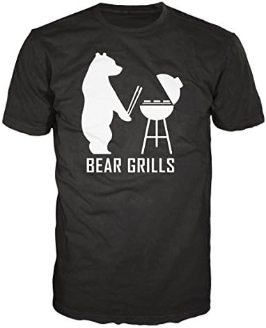 Bear Grills Funny T-Shirt (Black)