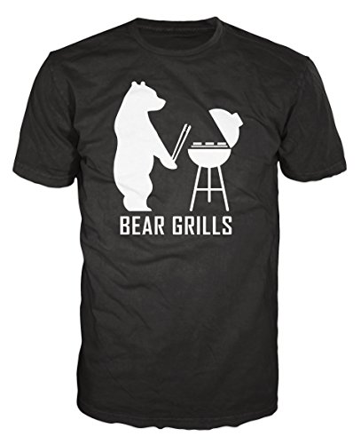 Bear Grills Funny T-Shirt (Black)