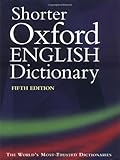 Shorter Oxford English Dictionary: On Historical Principles