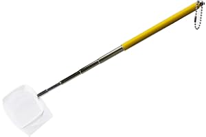 boxtech Fish Shrimp Skimming Net - Rete da pesca espandibile con manico in acciaio INOX per acquario Pond Creek