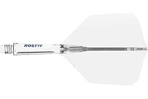 CUESOUL ROST 77 Tastro e Volo del dardo Integrato, Forma di Grande Ala, Set di 3 (Serie di Colori Chiari)