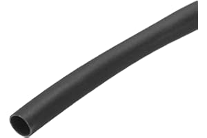 QUARKZMAN Tubo Termorretráctil de 1.5mm de Diámetro 2:1 Tubo Termorretráctil para Envolver Manga de Cable 3.1m Negro