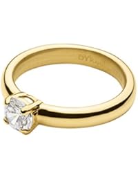 Dyrberg/Kern de mujer apilables Ring 16/01 Maya Crystal Acero Inoxidable Circonita Transparente Prinzess - 3399
