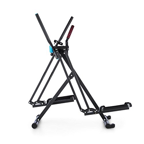 CAPITAL SPORTS Crosswalker Crosstrainer Heimtrainer (vertikale + horizontale Schwingbewegung, Trainingscomputer, Schaumstoffpolsterung, Getränkehalterung, klappbar) schwarz + silber - 4