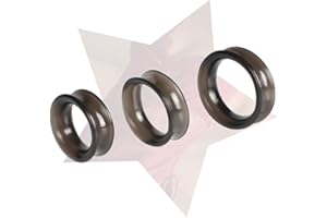 GOKSOY Expande Tu Imaginación ANILLO Libera Flexibilidad Silicona Texturizada NEGRO Accesorios 3PCS Mejor Calidad De Vida Principiante Inicio