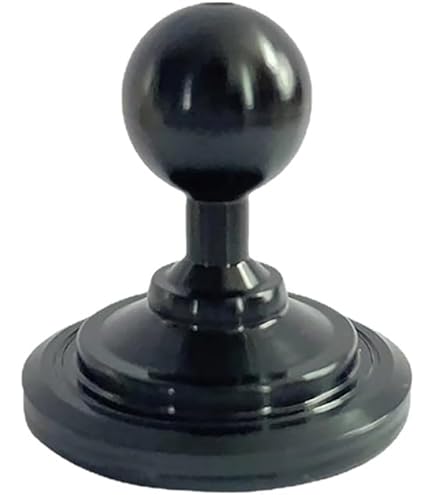 Ball Holder 1 inch Ball Head to 0,67 inch Ball Head Compatibel met RAM Dual Ball Socket Arm Ball Adapter (Pack van 2, SZZS-R10), Black R10 x 2