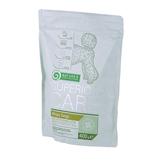 Nature's protec - Pienso para Perros Adultos pequeños y minis Tion White Dogs