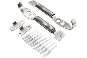 Nvanvmm Aluminum Alloy Car Racing Mount Bonnet Hook Pin Lock Kit Latch Spring Fastener