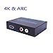 Produktbild Digital Audio Konverter Digitaler CNHON HDMI zu HDMI SPDIF/Toslink RCA L/R Audio Extraktor Adapter optikaler Ausgang bis zu 2160P für Apple TV Blu-rayDVD Player Xbox One, Schwarzu. Supports ARC