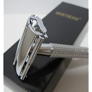 WEISHI Safety Razor Double Edge Nostalgic Butterfly Open Razor - Image 5