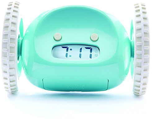 SUCK UK Clocky der fliehende Wecker Blau Aqua