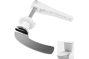 Corsehild Toilet Flush Handle Alloy Toilet Handles Flush Lever Victorian Style Toilet Cistern Flush Handle WC Cistern Repair Handle Rod Chrome Plated Replacement Metal Handle for Toilet WC Cistern