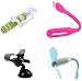 crispy Selfie Stick Accessory Combo for All Smart Phones(COMBO OFFERS) (Multicolour) RS.316.00