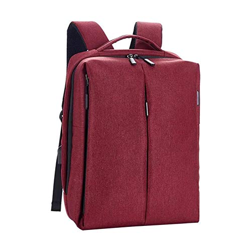Preisvergleich Produktbild TYJH Laptop-Rucksäcke, wasserdichter Rucksack für Business Intelligence, USB-Ladeanschluss und Kopfhöreranschluss,Red