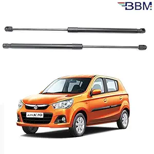 BBM Heavy Duty High Performance car Dicky Shocker/Diggi Lifter Spring compatible with Maruti Suzuki Alto K-10 [ Set of 2 ]