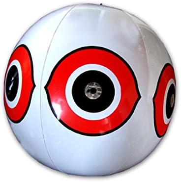 MTL Bird Repellent Scare Eye Balloons Bird Scarer Deterrent Repeller Frighten Wind Stops Pest Bird Problems Fast Reliable Visual Deterrent White color