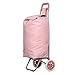 Produktbild Hoppa 47L Einkaufstrolley Einkaufsroller Einkaufswagen Wagen (Roségold)