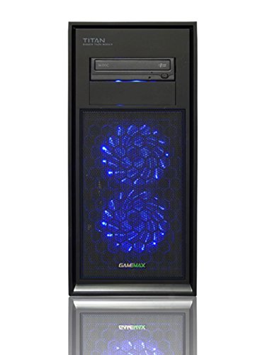 ADMI GTX 1060 GAMING PC: High-End VR Ready Gaming Desktop Computer: Intel Core i5 7400 3.5Ghz Quad Core CPU / NVIDIA GeForce GTX 1060 6GB GDDR5 4K VR Ready Graphics Card / 16GB 1600MHz DDR4 RAM / 1TB Hard Drive / 500W PSU Bronze Rated / HD Audio / USB 3.0 / HDMI/4K Ultra HD Support / VR / Oculus Support / Game Max Titan Gaming Case - Blue LED / DVDRW 24x / Pre-Installed with Windows 10