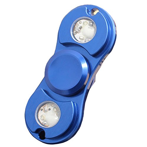YILESHU Stainless Steel Metal Hand Spinner Fidget Toy Led Lights Glow in the Dark 3+ Min Spin Time 5 colors. YILESHU Stainless Steel Metal Hand Spinner Fidget Toy Led Lights Glow in the Dark 3+ Min Spin Time 5 colors.