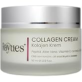 Royues Su Bazlı Nemlendirici Aydınlatıcı Y&uuml;z Kremi T&uuml;m Cilt Tipleri Yaşlanma Karşıtı Collagen Cream 50 ml