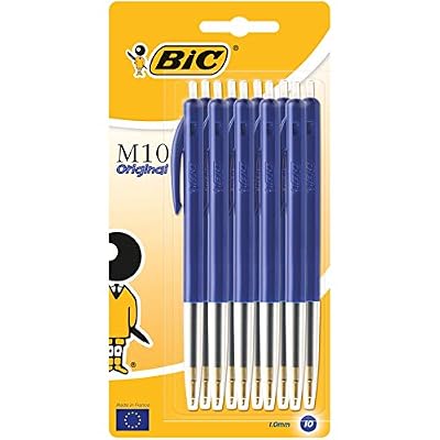 BIC M10 Original Stylos-Bille - Bleu, Blister de 10